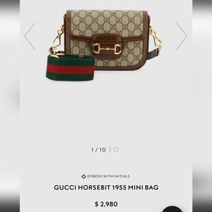 🌟Authentic Gucci Horsebit 1955 Mini bag BRAND NEW! NEVER USED!🌟